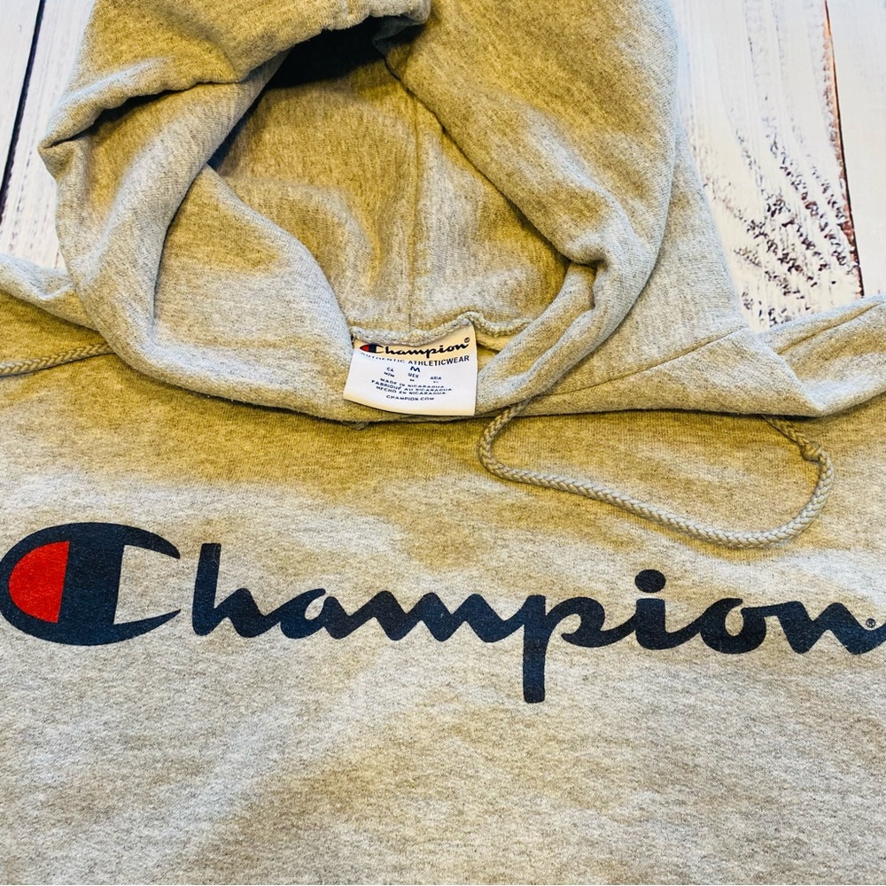 Champions Grey hoodie sweatshirt